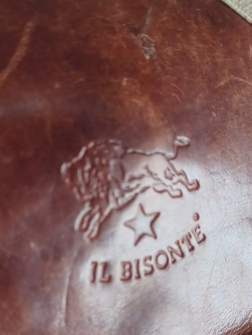 Vintage IL Bisonte Leather Wallet Made In Italy Expreslly For Bloomingdale's